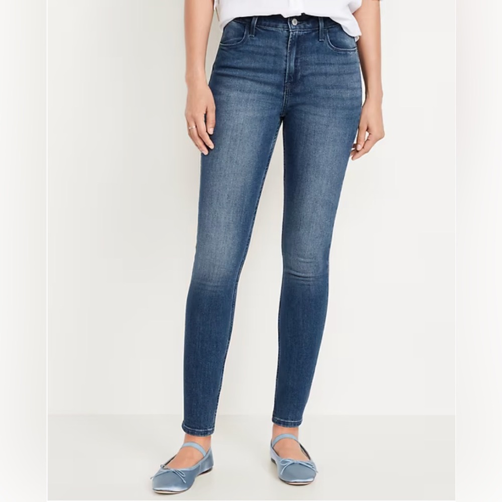 6 TALL Old Navy Wow High Rise Super-Skinny ❤️ NWOT